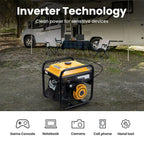 Générateur d'onduleur portable MXR4500i Pro 3500W moteur 4 temps essence onde sinusoïdale pure 230V réservoir 7,5L écran multifonction