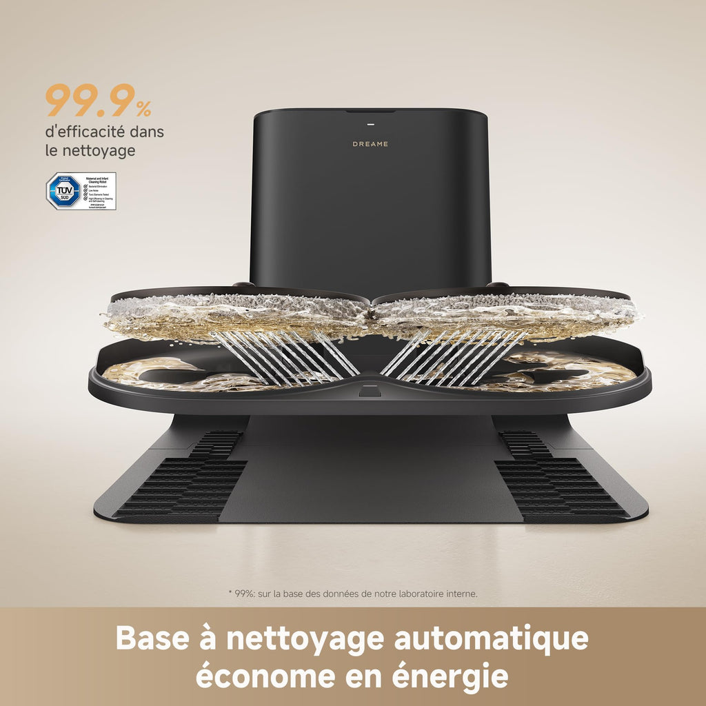 Robot aspirateur laveur L50s Pro Ultra RLL88HE 30000Pa avec station automatique nettoyage serpillière eau chaude vidage automatique