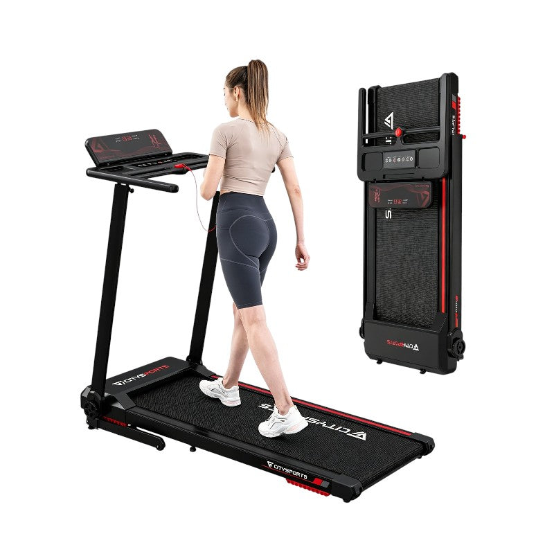 Tapis de course pliable SC-WP9 vitesse 12 km/h écran LED Bluetooth application support tablette 360° moteur 1400W charge 120 kg
