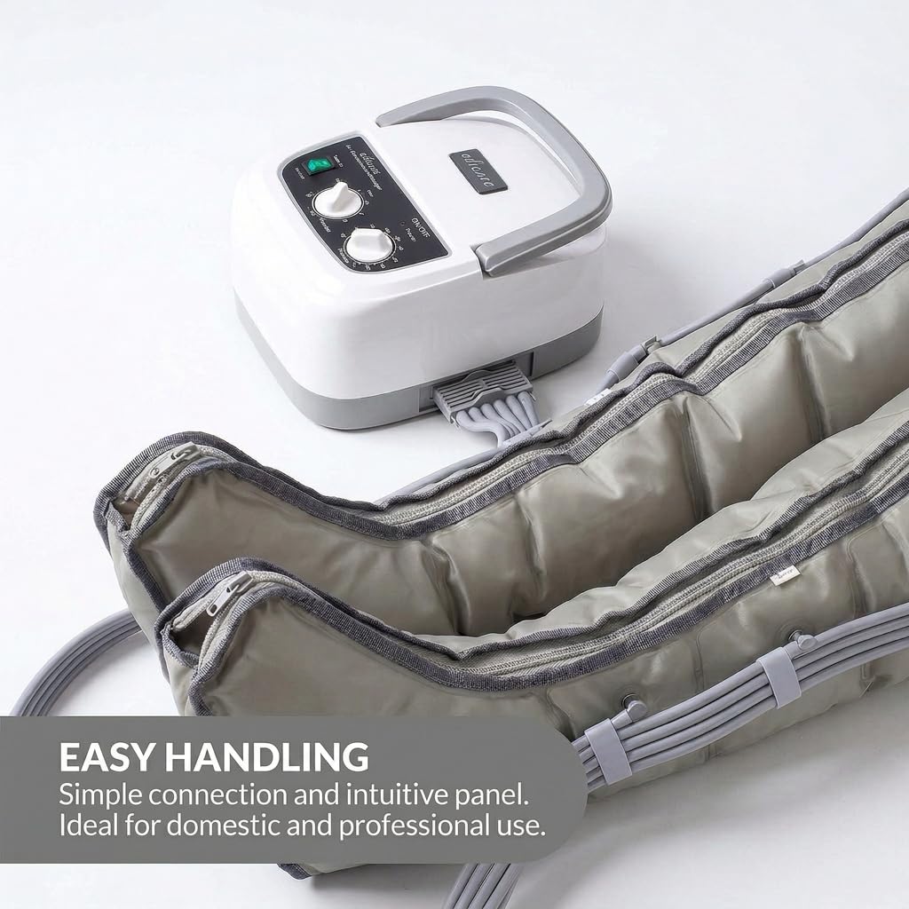 Bottes de pressothérapie pour jambes EDIC-0086 massage par compression drainage lymphatique avec télécommande