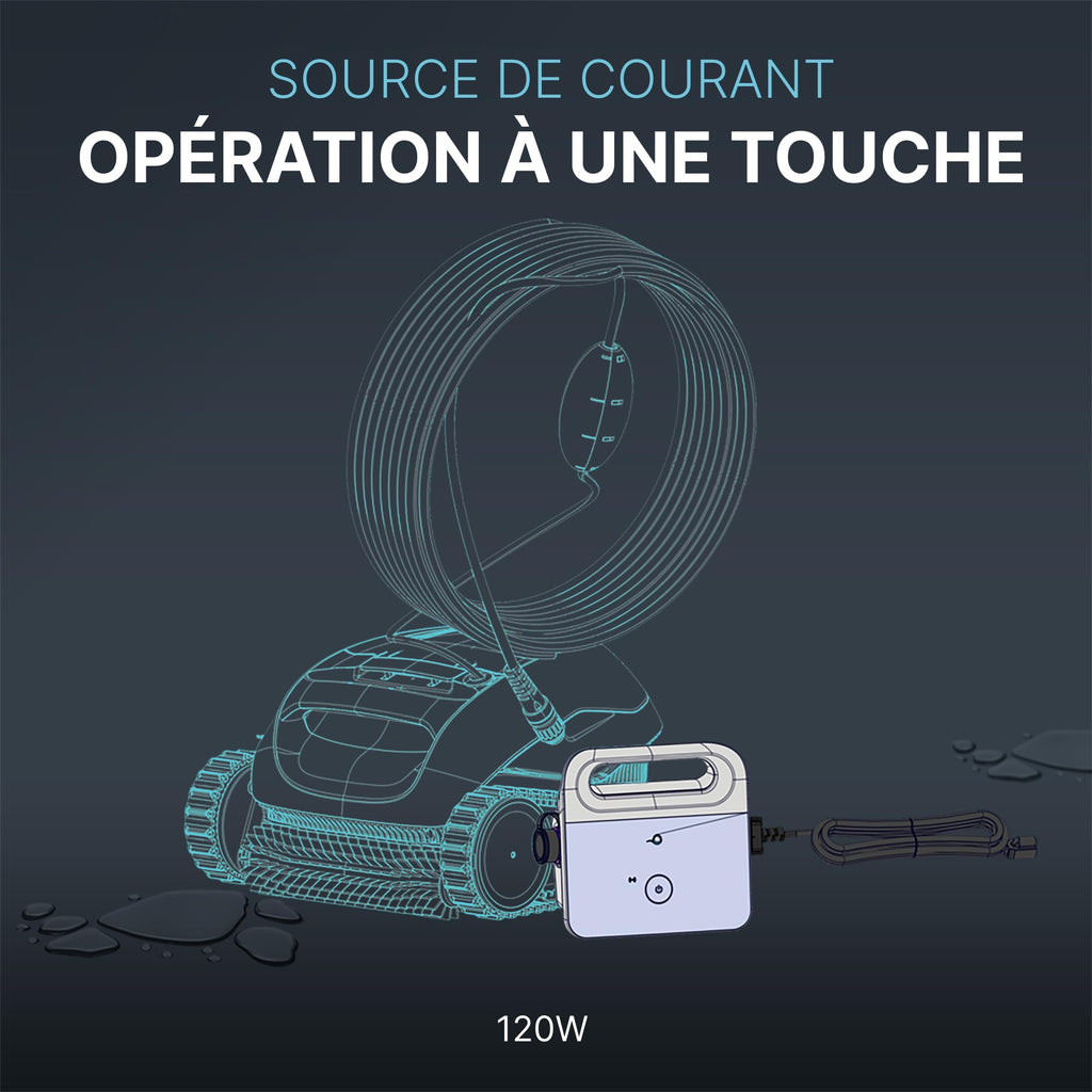 Alimentation pour robot piscine 99956032-ASSY 120 W 230 V compatible Dolphin E10 Energy C Nautilus CC EU