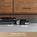 Aspirateur Laveur Sans Fil H12 Pro FlexReach 180° Aspiration 18000 Pa Séchage 5 Min 50 Min