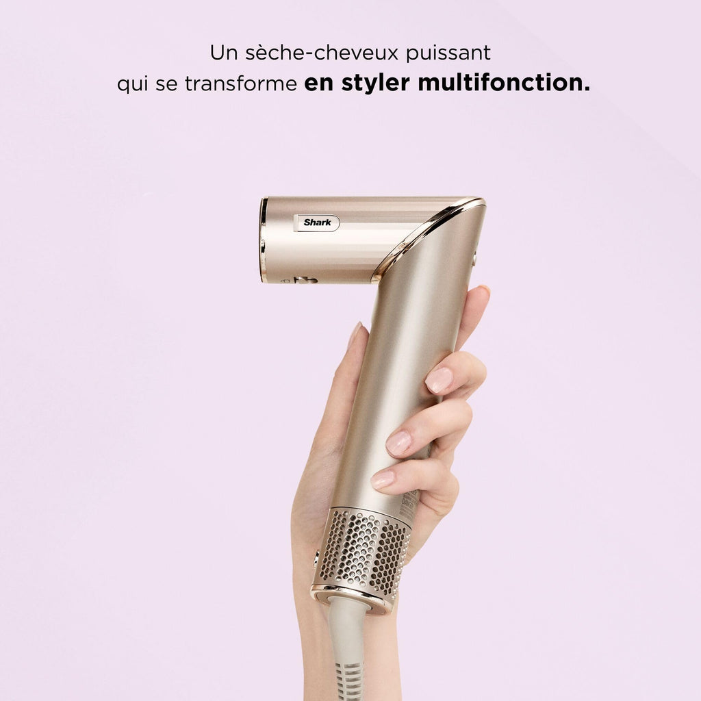 Air styler et sèche-cheveux FlexStyle HD446SLEU 5 en 1 avec boucleurs automatiques brosses de coiffage diffuseur et concentrateur