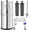 Système de filtration d’eau par gravité Earth WEEP850 en acier inoxydable AISI 304 8,5 L avec 2 éléments filtrants O’Pure 2