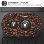 Machine à café à grains YY8125FD avec moulin intégré 1400W pression 15 bars réservoir 1,7L buse vapeur cappuccino