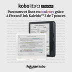 Liseuse eBook couleur Libra Colour écran E Ink Kaleido 3 7 pouces Bluetooth étanche 32 Go stockage audio