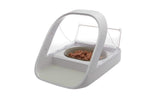 Distributeur de nourriture à puce électronique pour chat et chien avec couvercle hermétique 400 ml identification RFID autonomie 6 mois