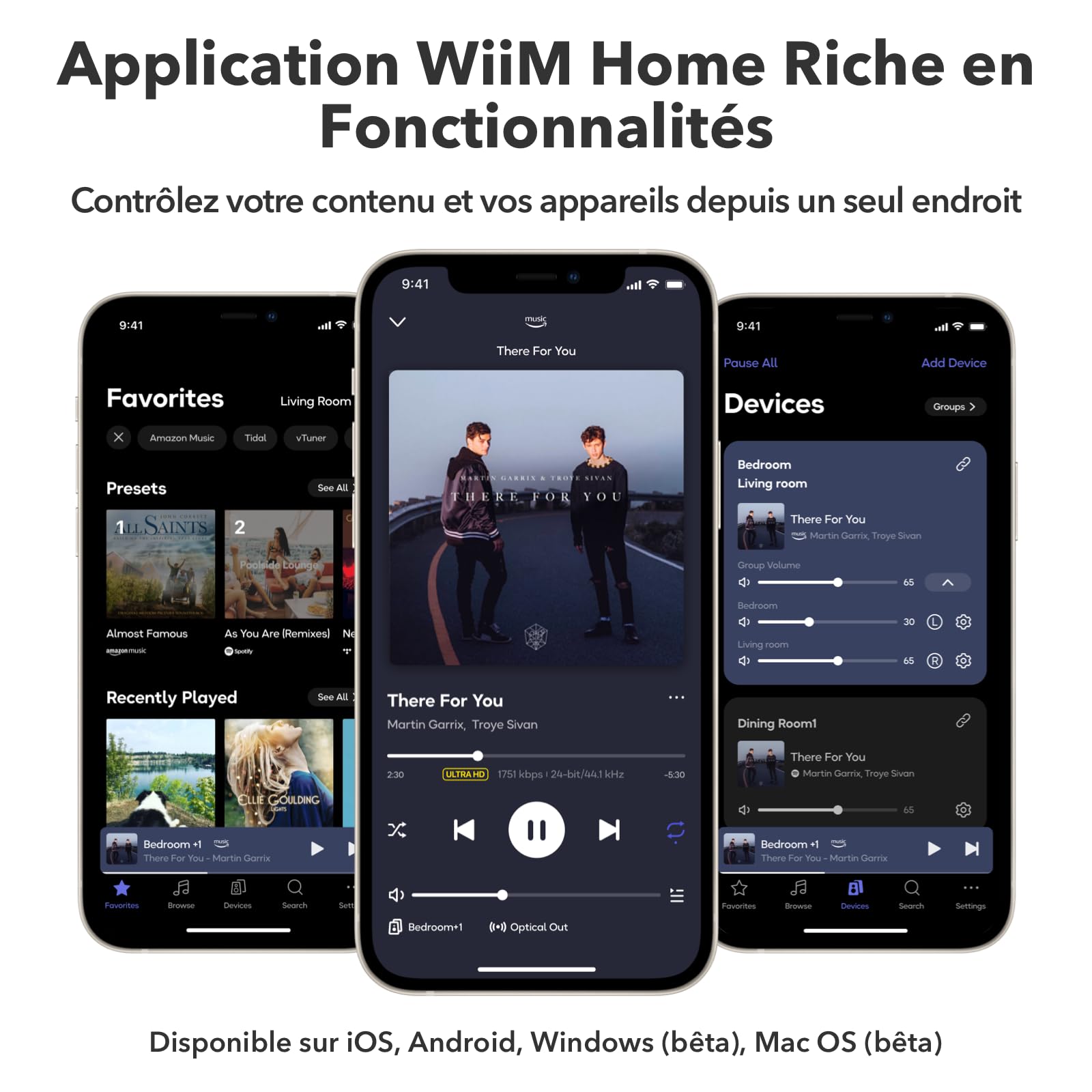 Récepteur audio WiFi ASR002 avec AirPlay 2 Google Cast Audio streaming multiroom haute résolution 24 bits 192 kHz Bluetooth