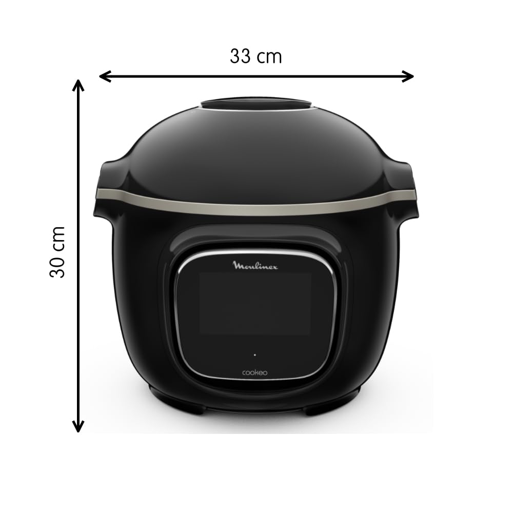 Multicuiseur intelligent Cookeo Touch Wifi CE902800 1600 W avec cuve 6 L écran tactile et 250 recettes intégrées