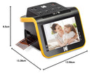 Scanner de films et diapositives Slide N Scan écran LCD 5 pouces résolution 22 MP conversion négatifs 35 mm 126 110 en JPEG