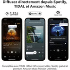 Récepteur audio WiFi ASR002 avec AirPlay 2 Google Cast Audio streaming multiroom haute résolution 24 bits 192 kHz Bluetooth