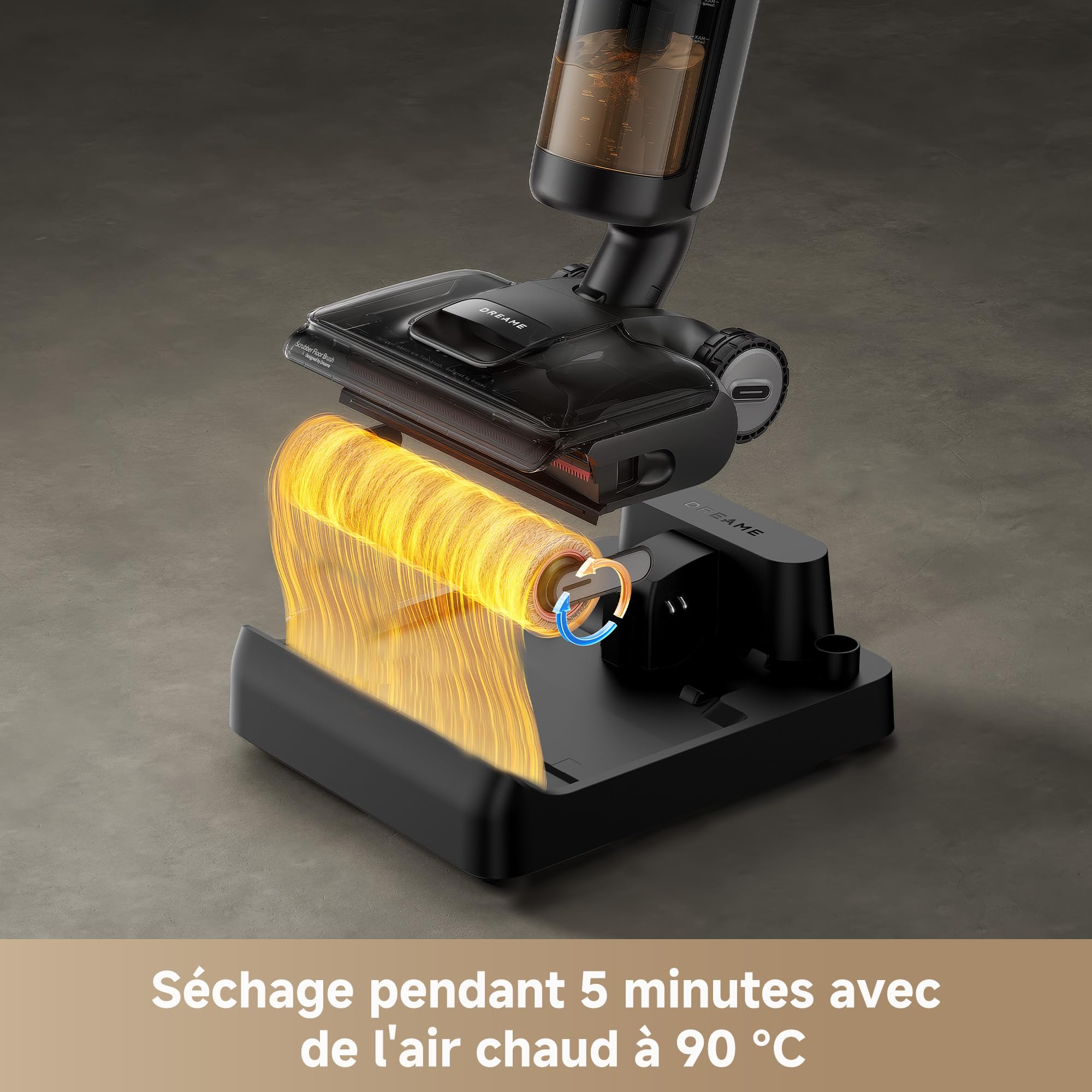 Aspirateur Laveur Sans Fil H12 Pro FlexReach 180° Aspiration 18000 Pa Séchage 5 Min 50 Min