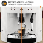 Machine à café broyeur grain EA810570 expresso automatique 1450 W avec buse vapeur cappuccino réservoir 1,6 L