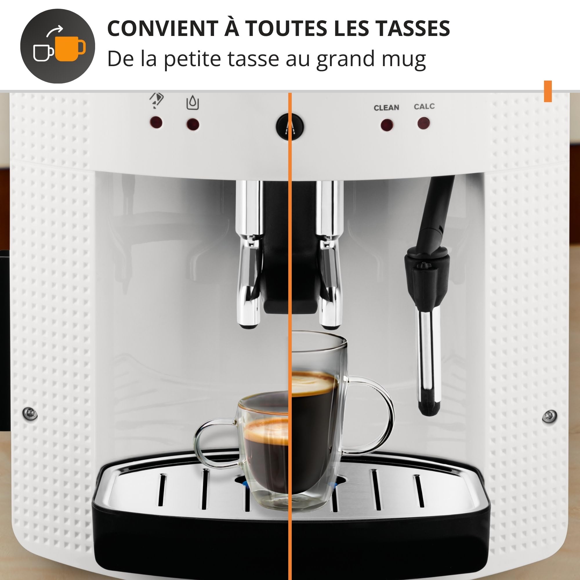 Machine à café broyeur grain EA810570 expresso automatique 1450 W avec buse vapeur cappuccino réservoir 1,6 L