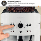 Machine à café broyeur grain EA810570 expresso automatique 1450 W avec buse vapeur cappuccino réservoir 1,6 L