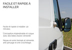 Serrure antivol pour véhicule utilitaire UFO Kit Double pour portes arrière et latérale avec 3 clés