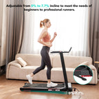 Tapis de course pliable SC-WP9 vitesse 12 km/h écran LED Bluetooth application support tablette 360° moteur 1400W charge 120 kg