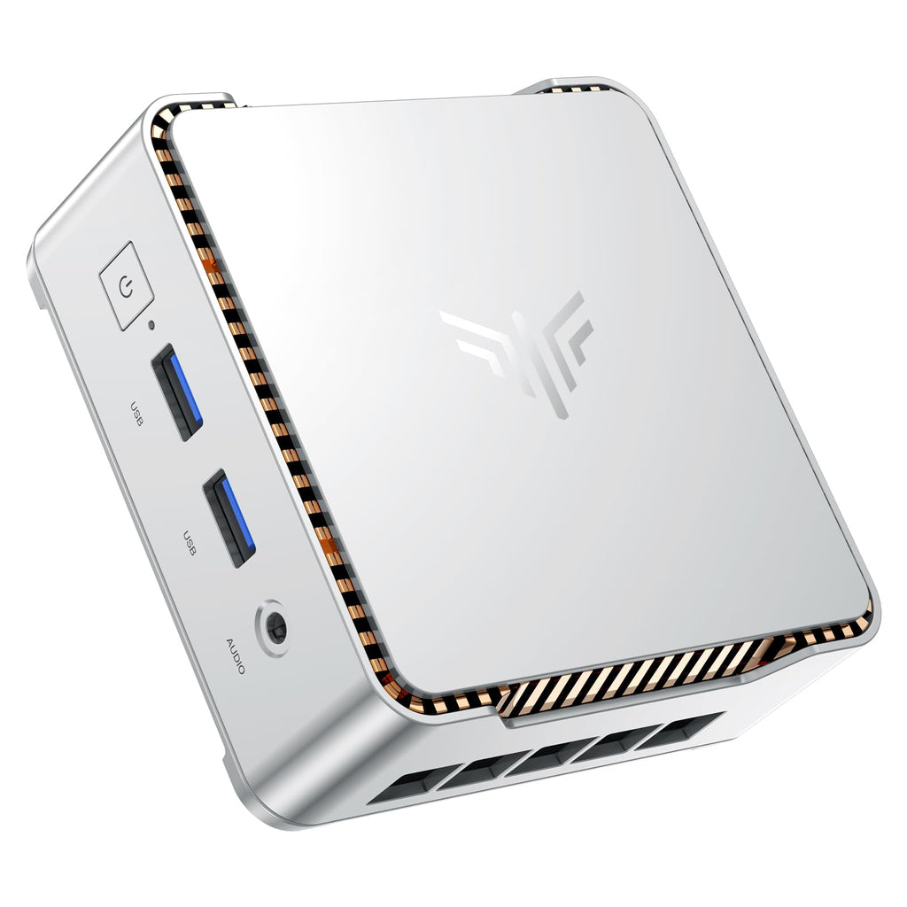 Mini PC P2 avec processeur AMD Ryzen R2544 16 Go DDR4 256 Go SSD M.2 triple écran 4K HDMI DisplayPort Windows 11 Pro