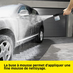 Nettoyeur haute pression K 4 FJ Home 130 bar débit 420 l/h avec pistolet HP lance Vario Power rotabuse buse à mousse et kit terrasse