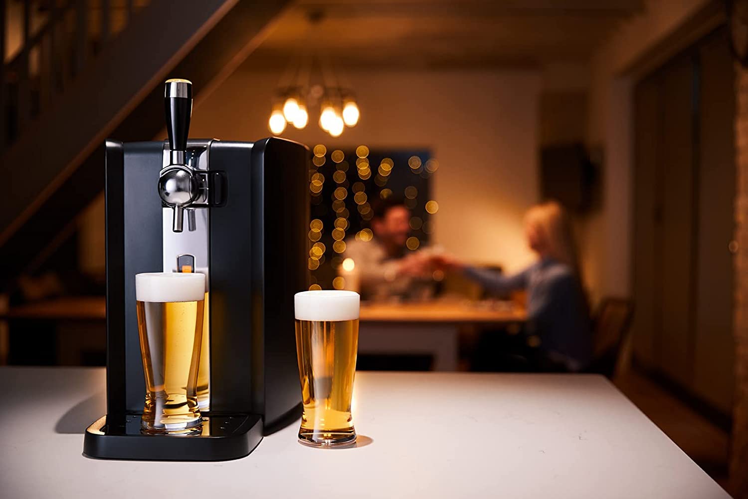 Tireuse à bière HD3720/26 avec fût 6 L pression domestique refroidissement 3°C écran LED température