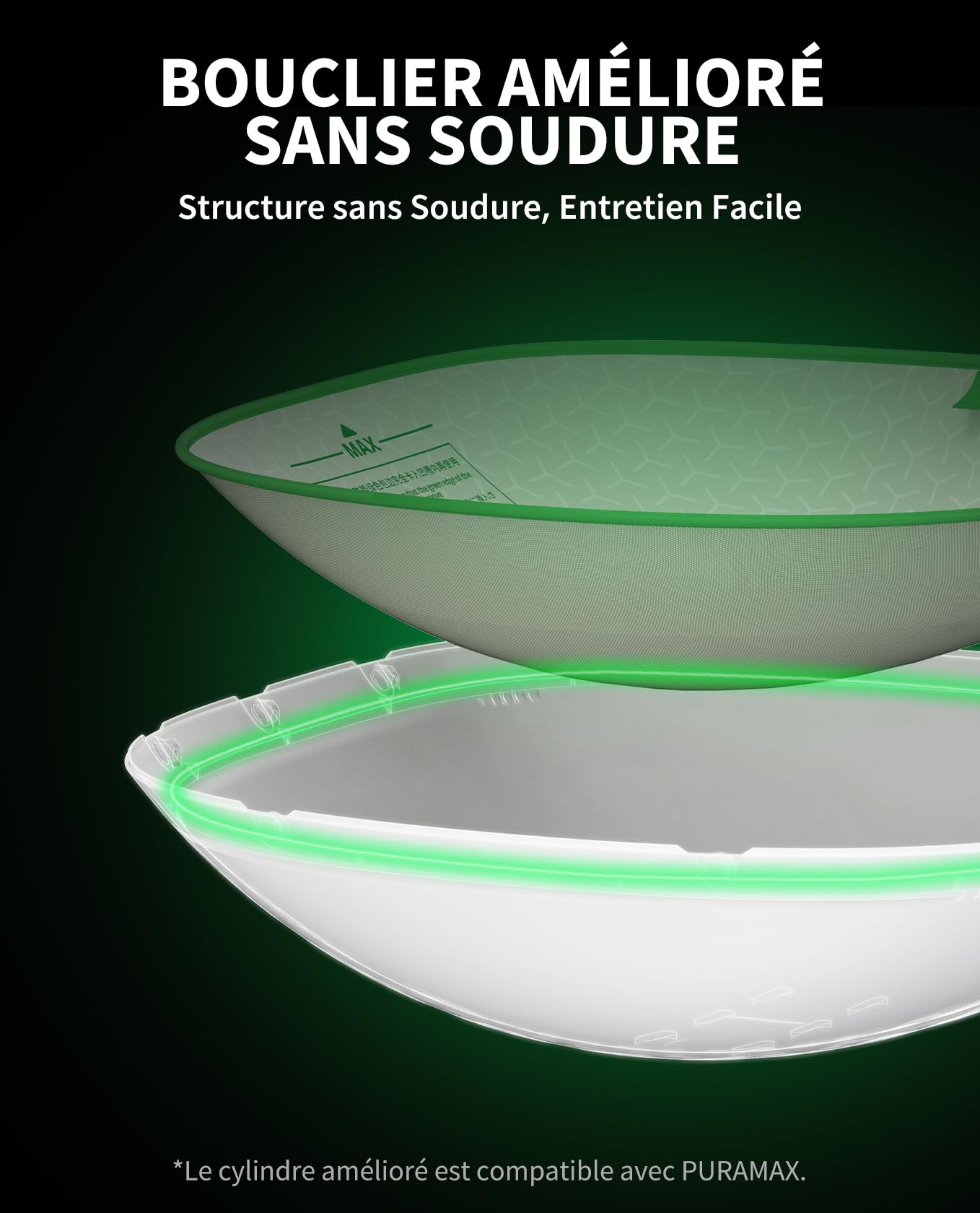 Litière autonettoyante pour chat Pura Max 2 76 L avec contrôle par application bac à déchets 7 L système de sécurité capteurs
