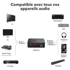 Récepteur audio WiFi ASR002 avec AirPlay 2 Google Cast Audio streaming multiroom haute résolution 24 bits 192 kHz Bluetooth
