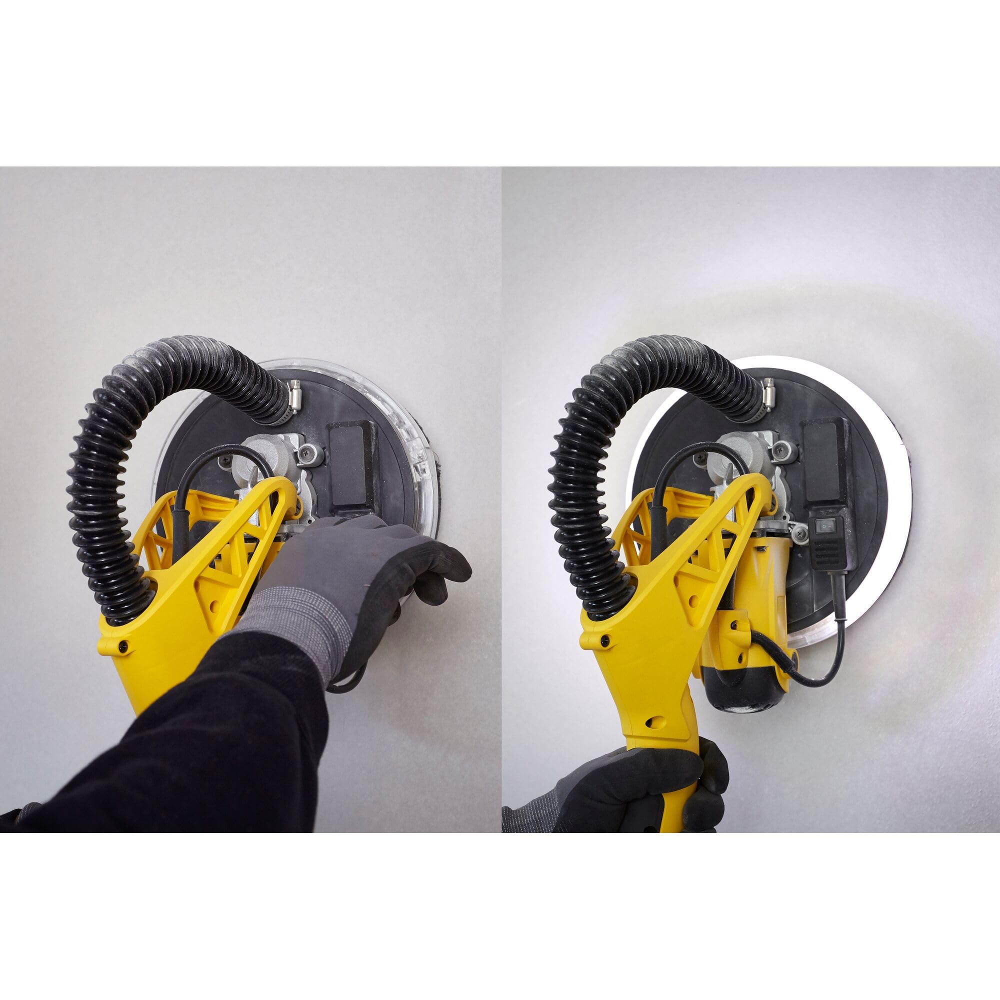 Ponceuse à plâtre SFMEE500S-QS 750 W disque 225 mm vitesse 1700 tr/min avec sac de rangement et abrasif maille 120G