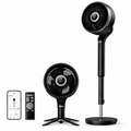 Ventilateur sur pied DR-HPF015S intelligent oscillation 3D 150°+100° moteur DC silencieux 20 dB 12 vitesses 6 modes télécommande