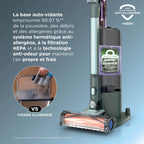 Aspirateur balai sans fil IA3243EUT avec station de vidage automatique filtre HEPA autonomie 60 min brosse motorisée pour animaux