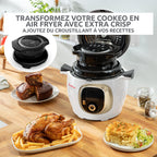 Multicuiseur intelligent Cookeo CE85CA10 1600 W avec cuve 6 L écran tactile et 150 recettes intégrées