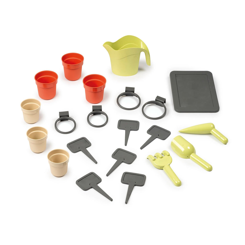 Maison de jardin enfant Garden House avec jardinière treillis mangeoire à oiseaux récupérateur d'eau plastique recyclé 132x128,5x135 cm