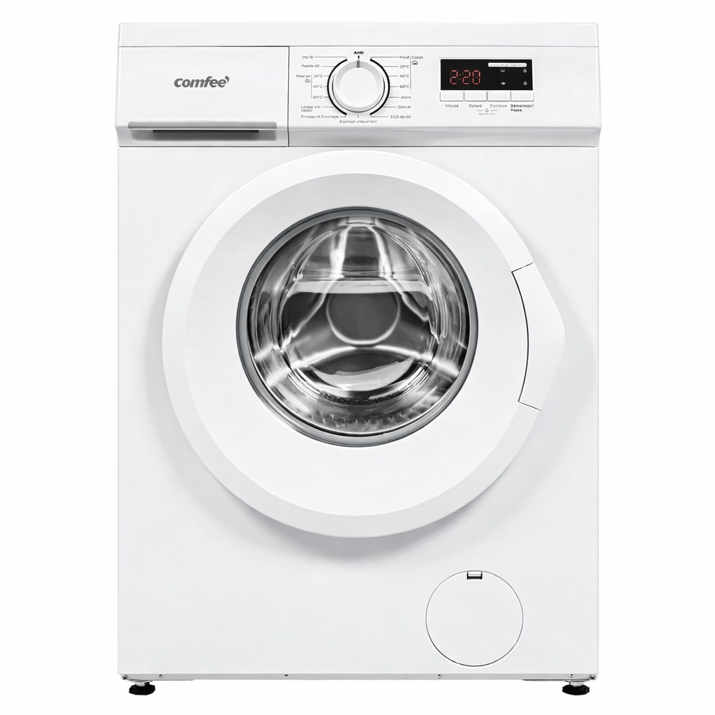 Lave-linge frontal 9 kg CFE12EW90/W Classe énergétique A Moteur BLDC 1400 tr/min 15 programmes Vapeur