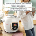 Multicuiseur intelligent Cookeo CE85CA10 1600 W avec cuve 6 L écran tactile et 150 recettes intégrées