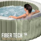 Spa gonflable PureSpa 28428NP 6 places capacité 1098 L avec 140 diffuseurs à bulles et accessoires de filtration