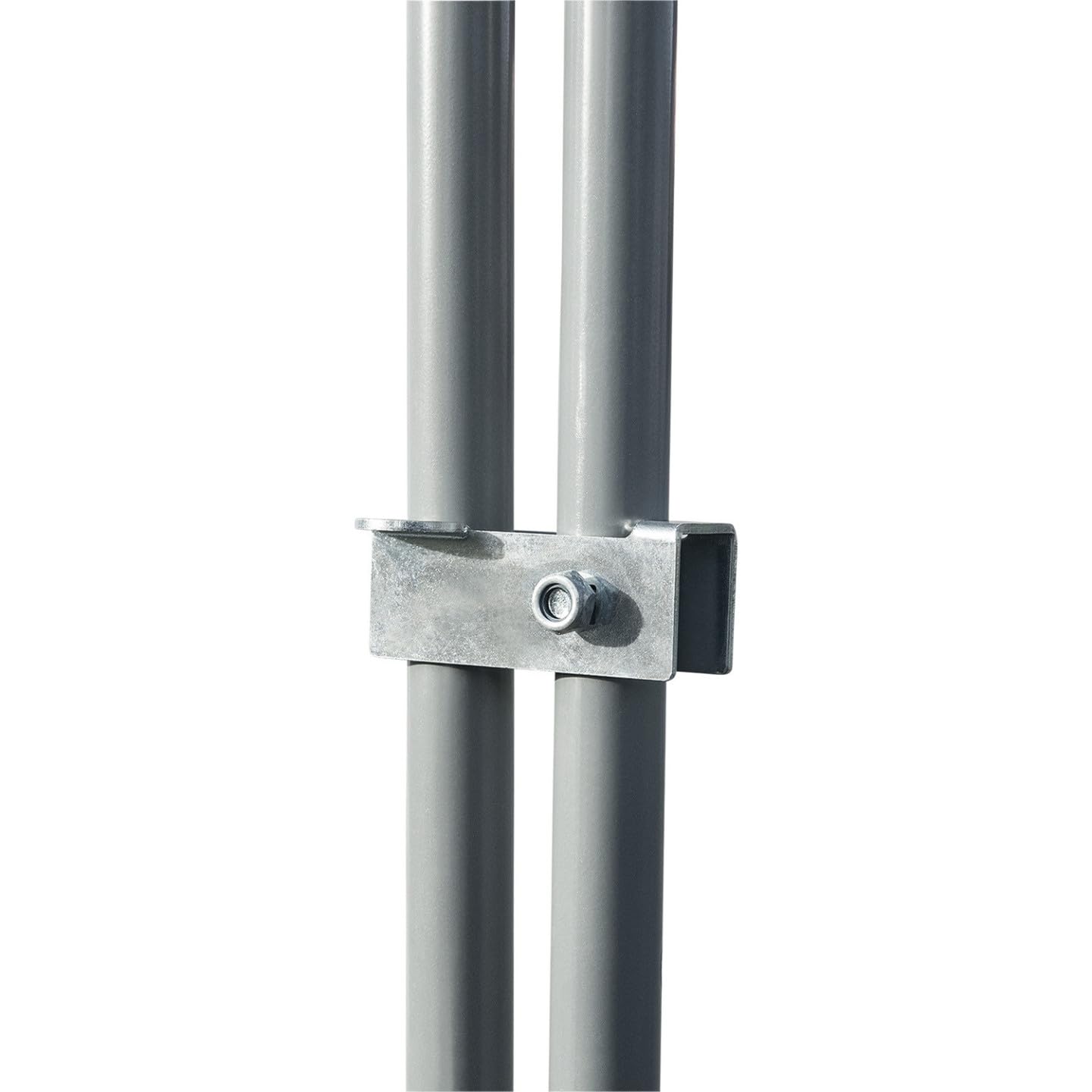 Enclos poulailler 24 m² parc grillagé 8x3x2 m en acier avec bâche de toit porte à loquet pour volailles et petits animaux