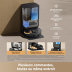 Robot aspirateur laveur L50s Pro Ultra RLL88HE 30000Pa avec station automatique nettoyage serpillière eau chaude vidage automatique