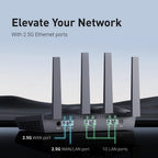 Routeur WiFi 6 GL-MT6000 double bande 6000 Mbps avec ports Ethernet 2,5G et 1G VPN WireGuard OpenVPN
