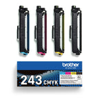 Pack de 4 toners TN-243CMYK noir cyan magenta jaune pour imprimantes laser couleur HL-L3210CW HL-L3230CDW HL-L3270CDW