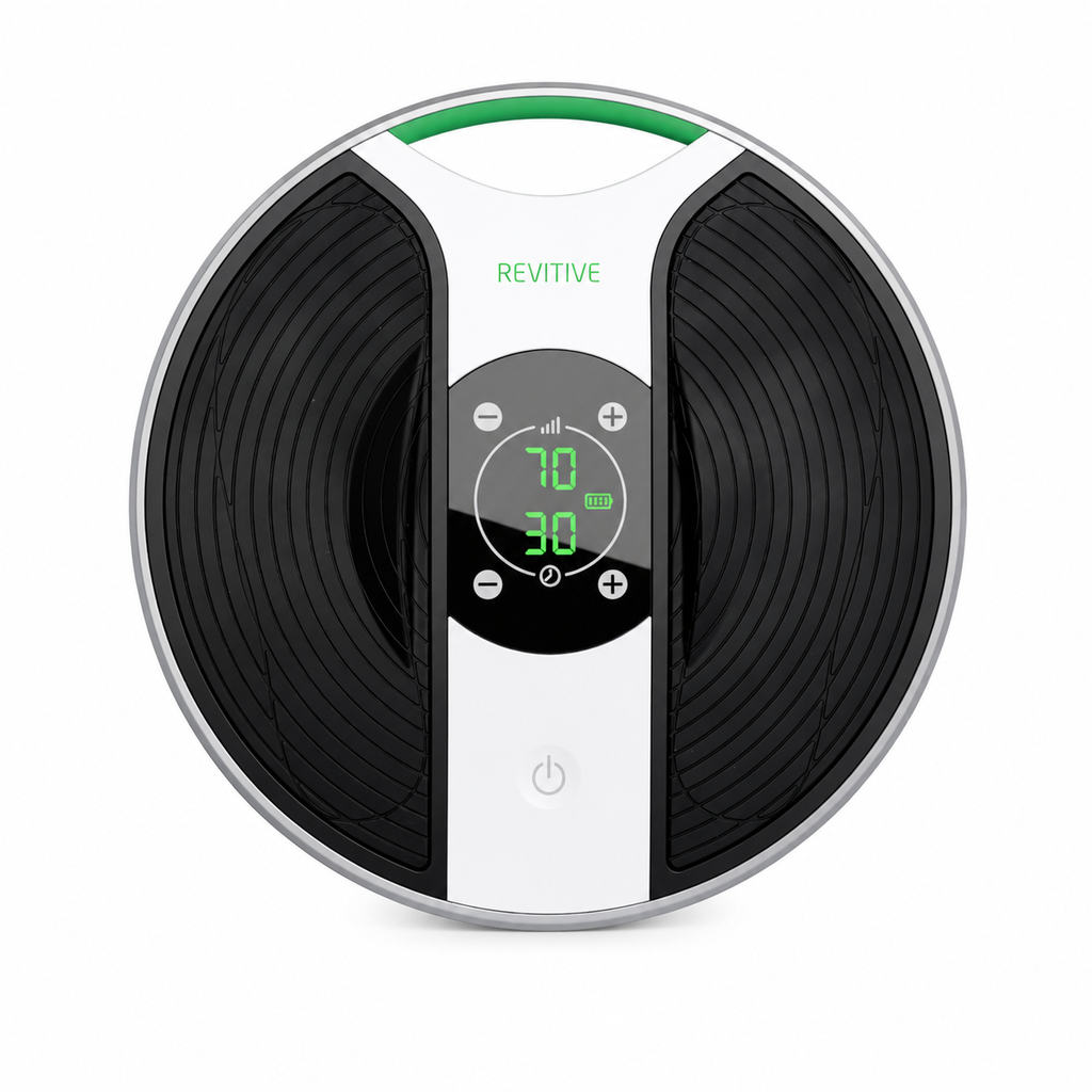 Stimulateur musculaire électrique Medic Plus avec électrodes TENS technologie OxyWave pour jambes et pieds
