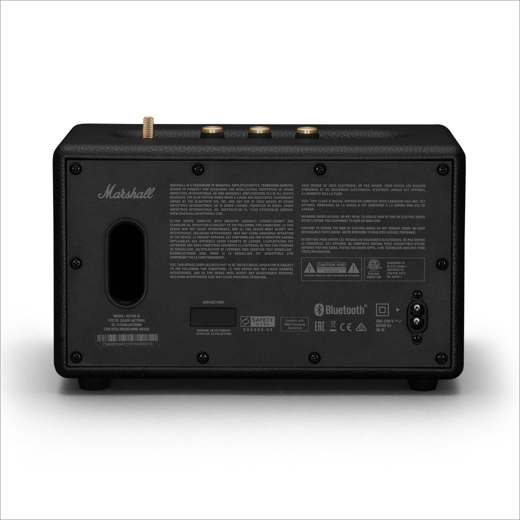 Enceinte Bluetooth Acton III BL sans fil 30W Bluetooth 5.2 avec entrée auxiliaire son stéréo 2.0 contrôle application audio intérieur