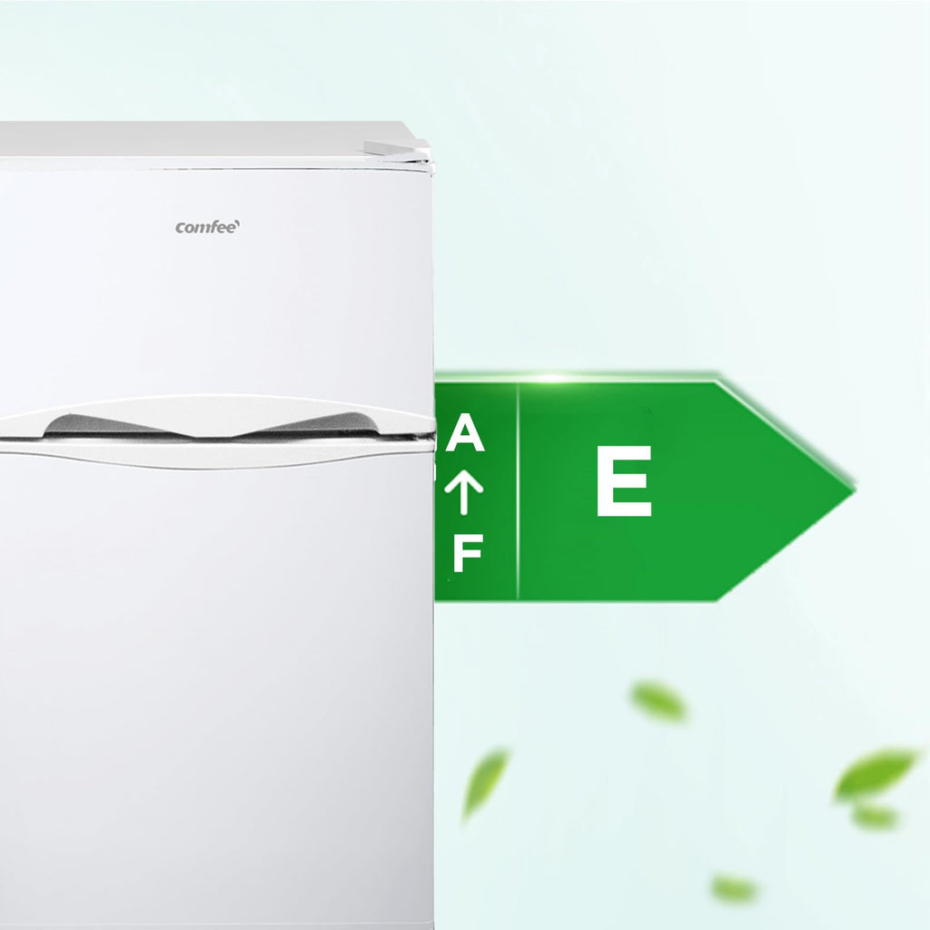 Réfrigérateur congélateur sous plan RCT87WH2(E) 87L 2 portes thermostat réglable étagères amovibles porte réversible blanc