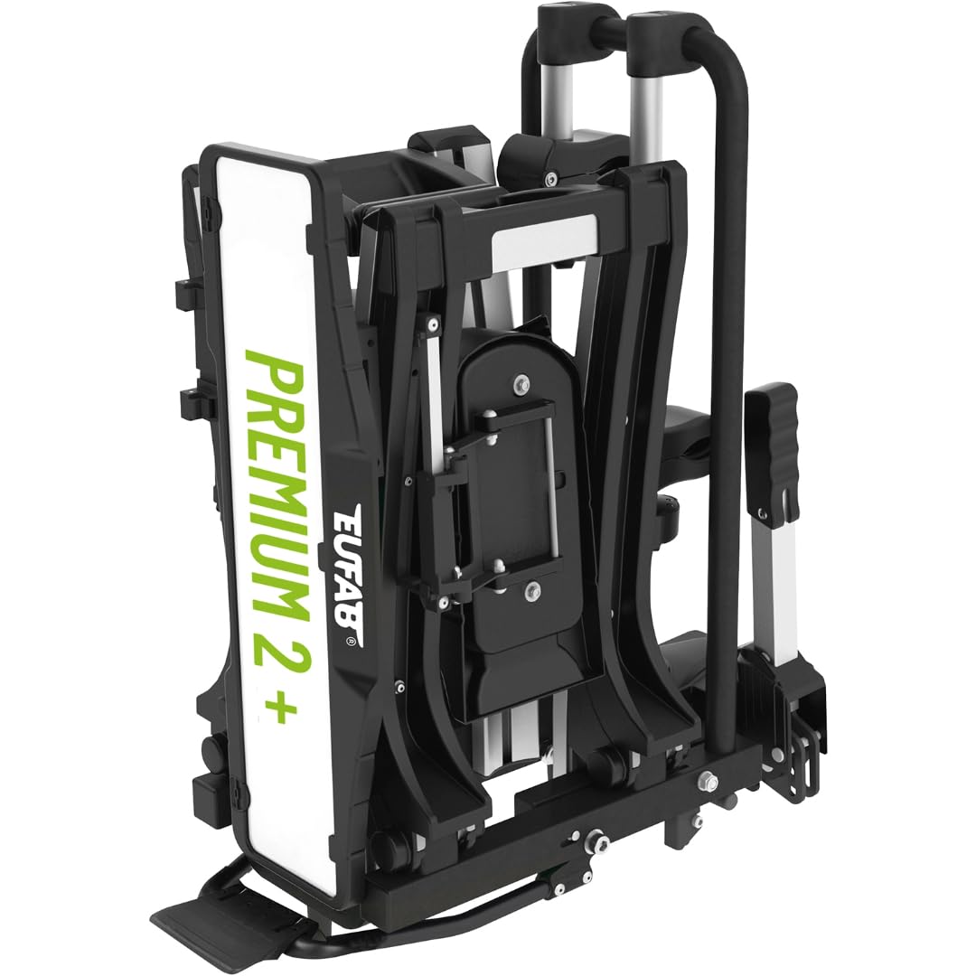Porte-vélos 11523 pour attelage remorque fixation arrière 2 vélos charge maximale 60 kg pliable