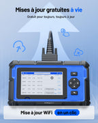 Valise diagnostic auto OBD2 ArtiDiag600S écran tactile 5 pouces Android 11 diagnostic 4 systèmes 9 fonctions réinitialisation