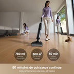 Aspirateur Laveur Sans Fil H12 Pro FlexReach 180° Aspiration 18000 Pa Séchage 5 Min 50 Min