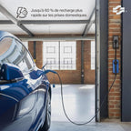 Câble de charge Type 2 Schuko 3,7 kW monophasé 8A-16A compatible véhicules électriques avec affichage numérique