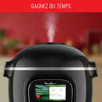 Multicuiseur intelligent Cookeo Touch Wifi CE902800 1600 W avec cuve 6 L écran tactile et 250 recettes intégrées