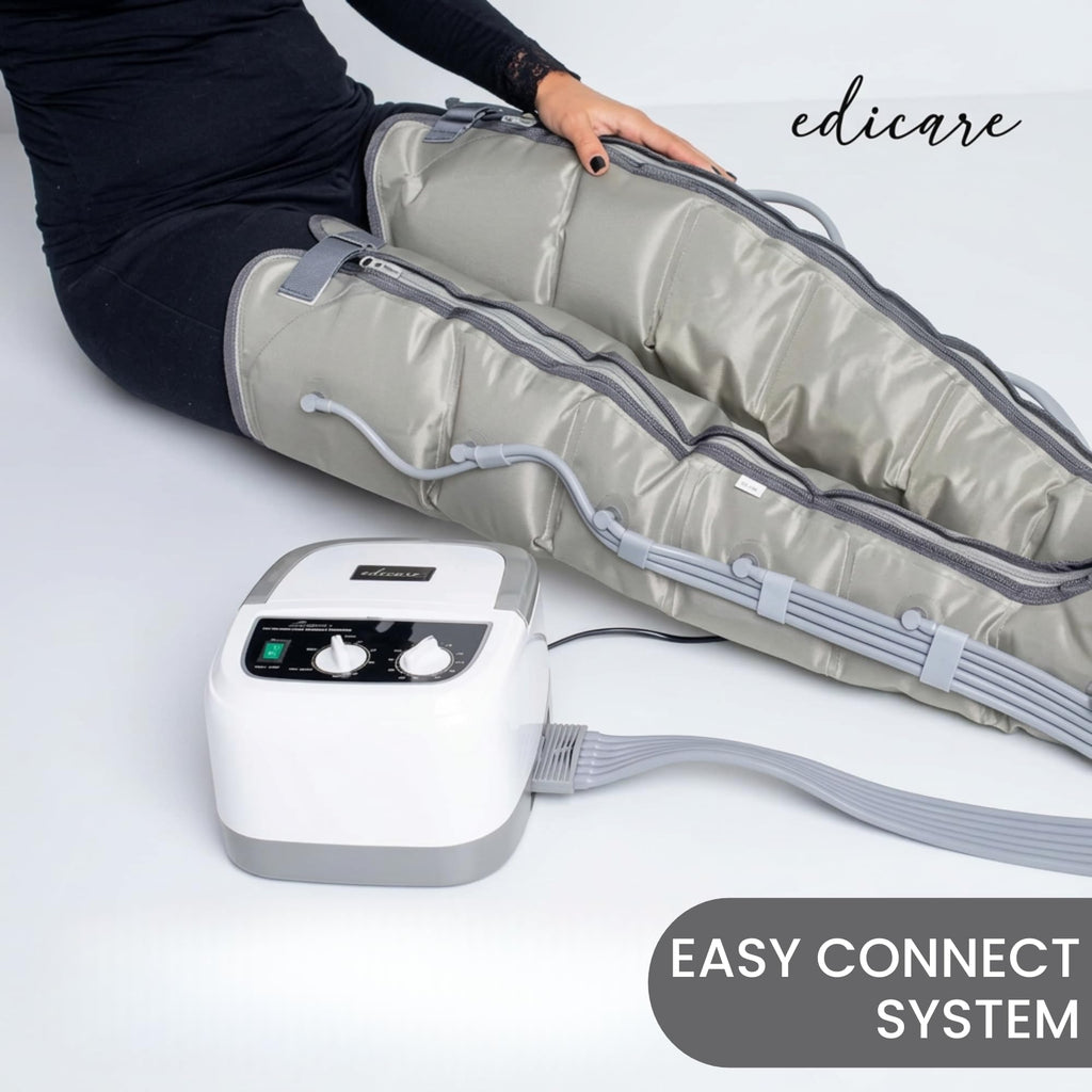 Bottes de pressothérapie pour jambes EDIC-0086 massage par compression drainage lymphatique avec télécommande