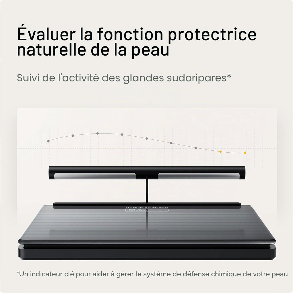 Balance connectée d'analyse corporelle Body Scan BIA segmentaire ECG WiFi Bluetooth écran numérique
