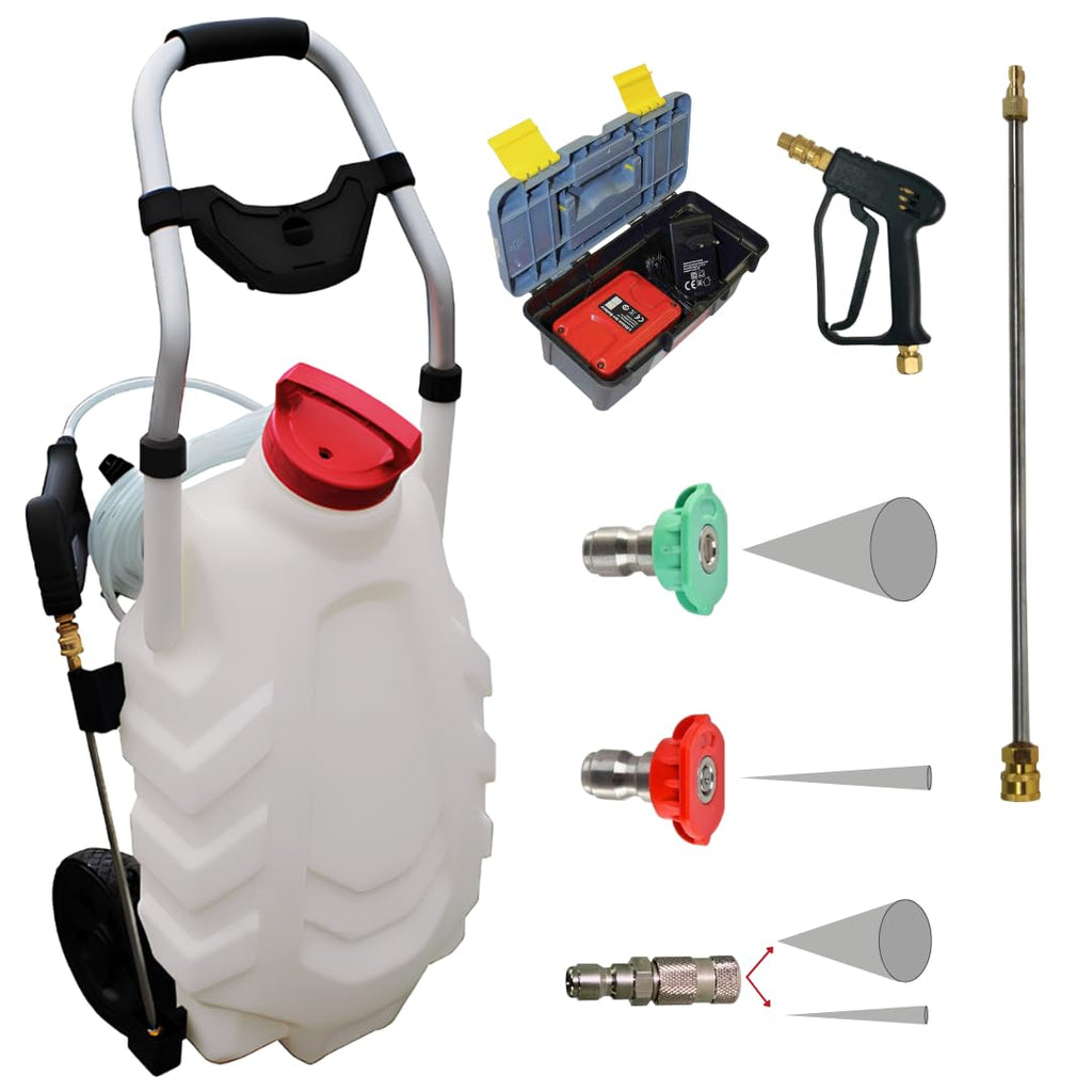 Pulvérisateur électrique Pro Sprayer III 30L avec batterie rechargeable tuyau 8m pression réglable 7 bars