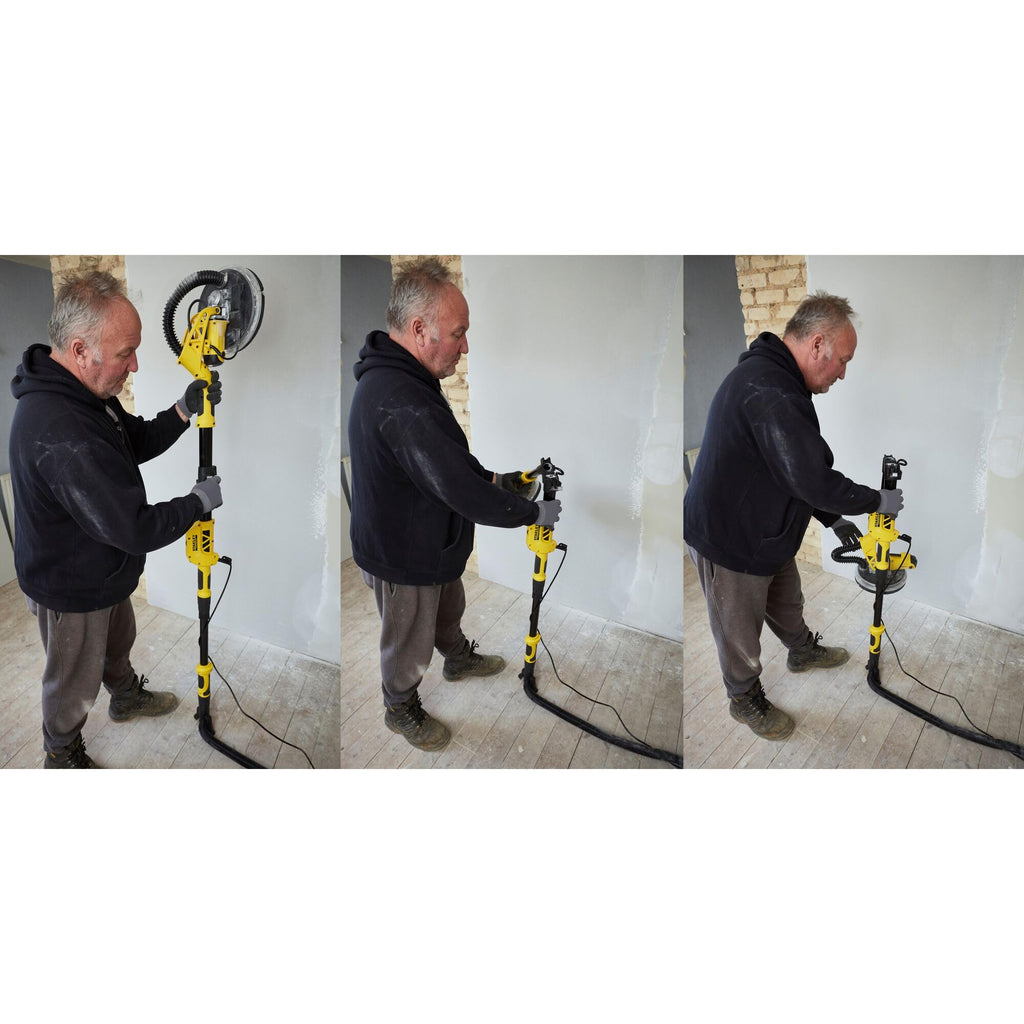 Ponceuse à plâtre SFMEE500S-QS 750 W disque 225 mm vitesse 1700 tr/min avec sac de rangement et abrasif maille 120G